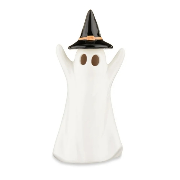 👻 NWT ghost,  light up ghost, ceramic ghost, ghost decor, ghost statue, witch - Picture 2 of 2